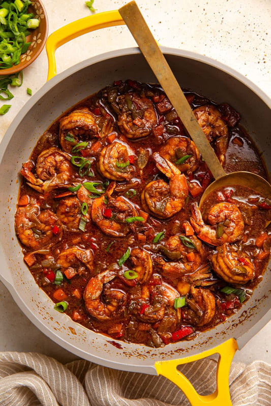 Lesha's Browns stew shrimp